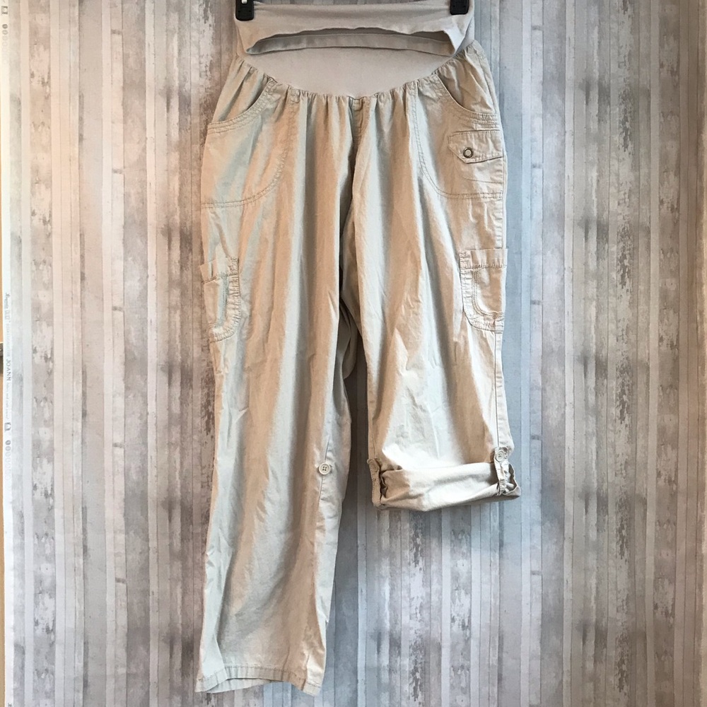 EUC Long or Crop Cargo Maternity Pants